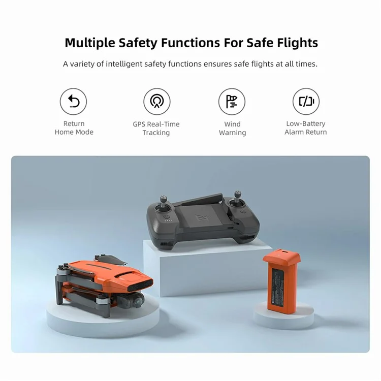 MINI 3 RC Drone HD Aerial Camera 9km Video Transmission Folding Quadcopter, 1 Battery