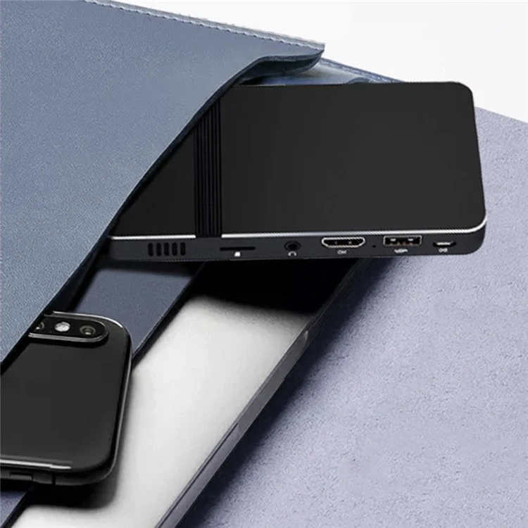 Mini Smart Projector Video Projection Home Theater Outdoor Camping Portable Projector with Power Bank Function - UK Plug
