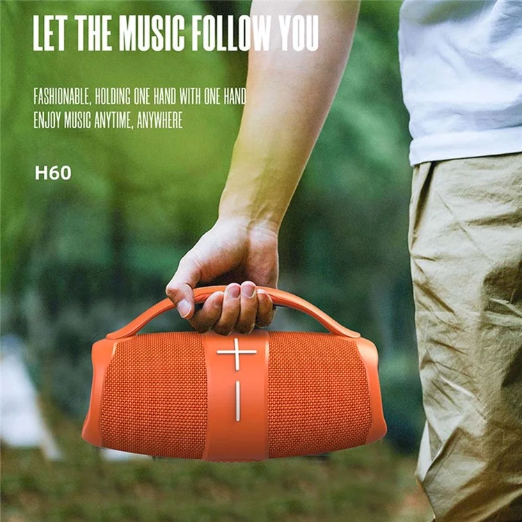 Boombox Speaker with Handle Portable Bluetooth Subwoofer Music Player - Green