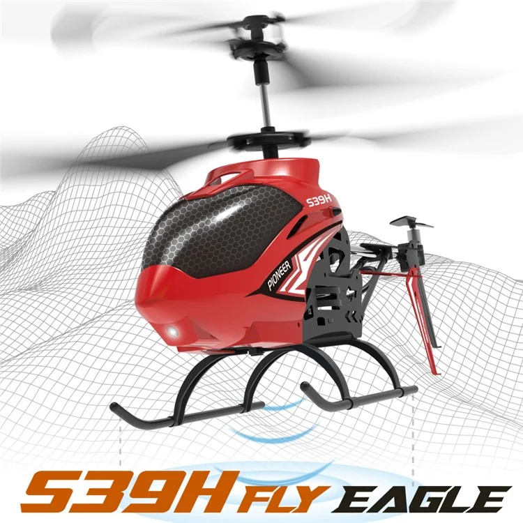 Intelligent Altitude Hold RC Helicopter Airplane 2.4G Wireless Alloy Aircraft Toy, Single Battery