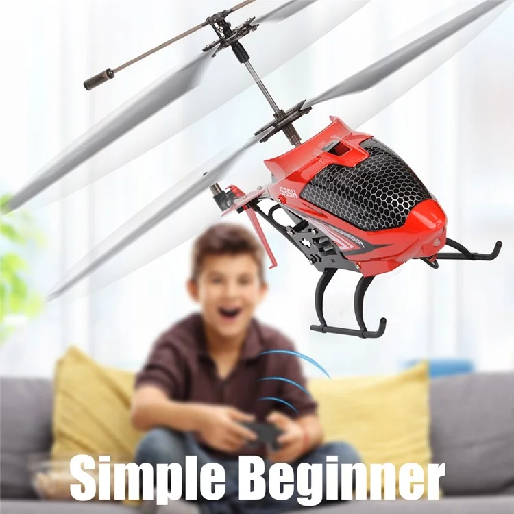 Intelligent Altitude Hold RC Helicopter Airplane 2.4G Wireless Alloy Aircraft Toy, Single Battery