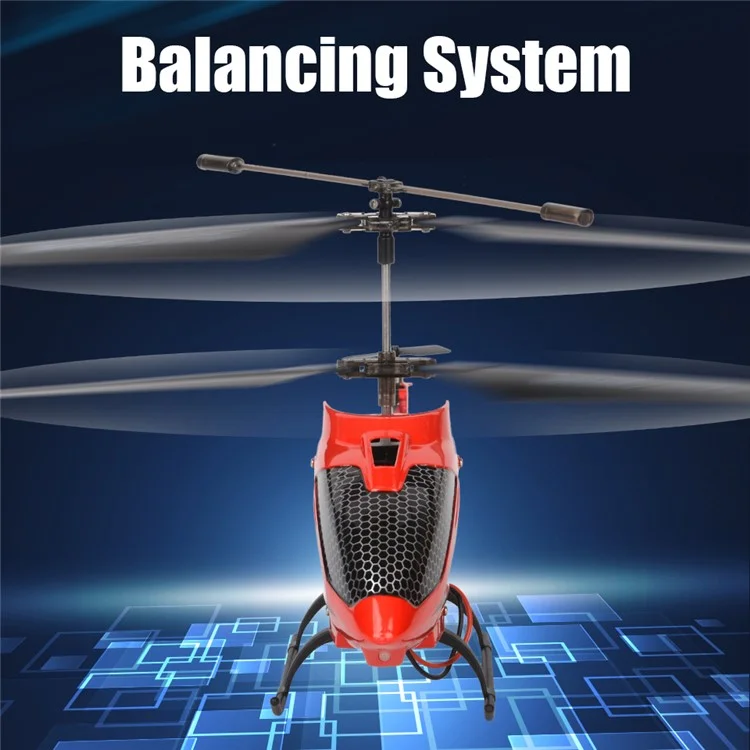 Intelligent Altitude Hold RC Helicopter Airplane 2.4G Wireless Alloy Aircraft Toy, Single Battery