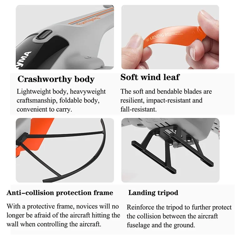 Drone with 1080P Camera Foldable FPV RC Quadcopter with Altitude Hold, Single Battery