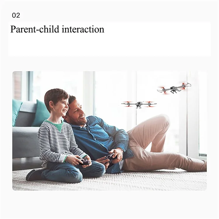 Drone with 1080P Camera Foldable FPV RC Quadcopter with Altitude Hold, Single Battery