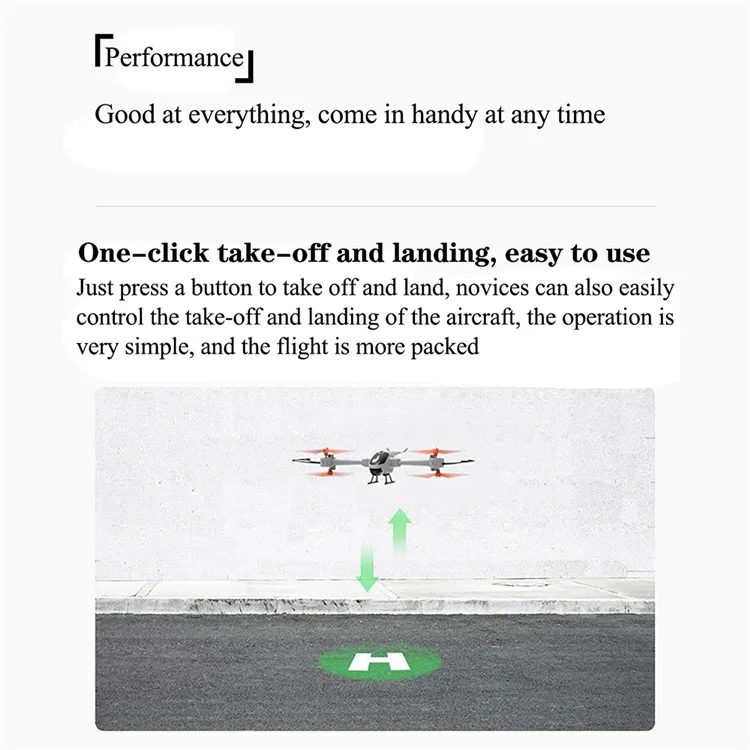 Drone with 1080P Camera Foldable FPV RC Quadcopter with Altitude Hold, Single Battery
