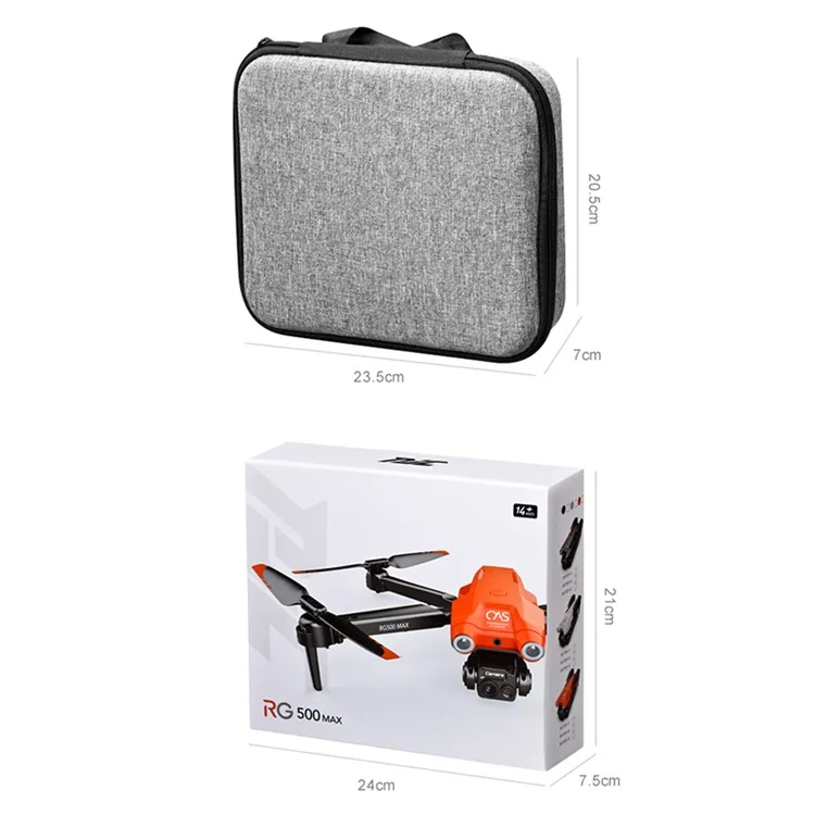 Dual Camera Quadcopter Drone with Optical Flow Positioning Three-sided Obstacle Avoidance, 1 Battery - Black